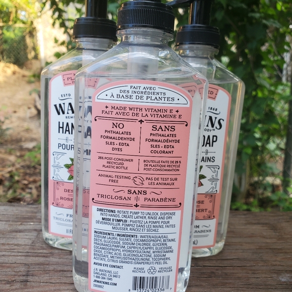 JR Watkins Desert Rose Hand Soap - Picture 3 of 4